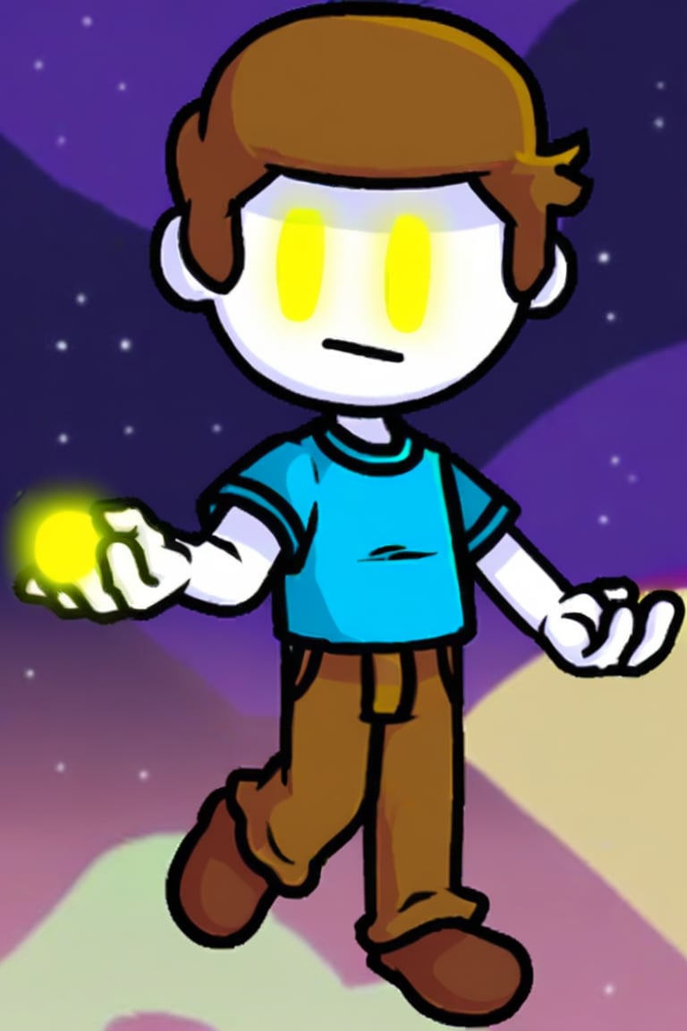 Nonsense_fnf,  brown hair,  white skin by MiiBrawlerlover on Tensor.Art