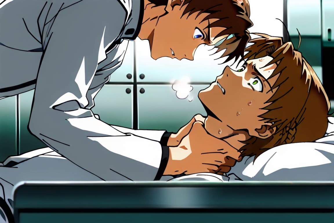 Side view,  2boys,  Shinji and Rudeus by AdamsappleHoujie喉结 on Tensor.Art