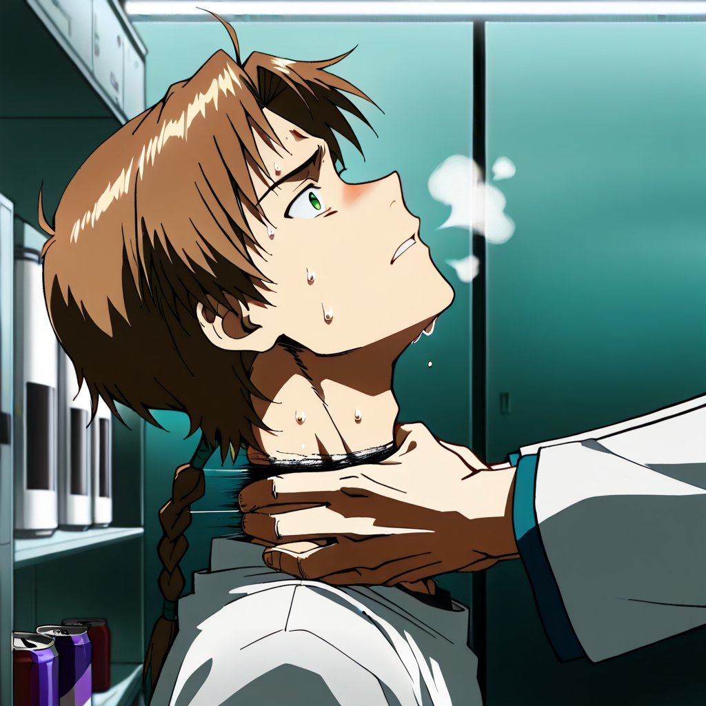 Side view,  2boys,  Shinji and Rudeus by AdamsappleHoujie喉结 on Tensor.Art