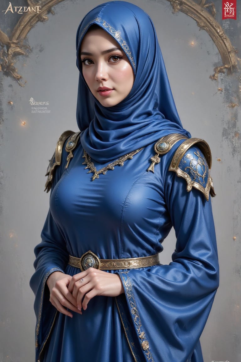 there is a woman in a blue dress posing for a picture,  extremely detailed artgerm,  artgerm on artstation pixiv by мαєℓѕт...