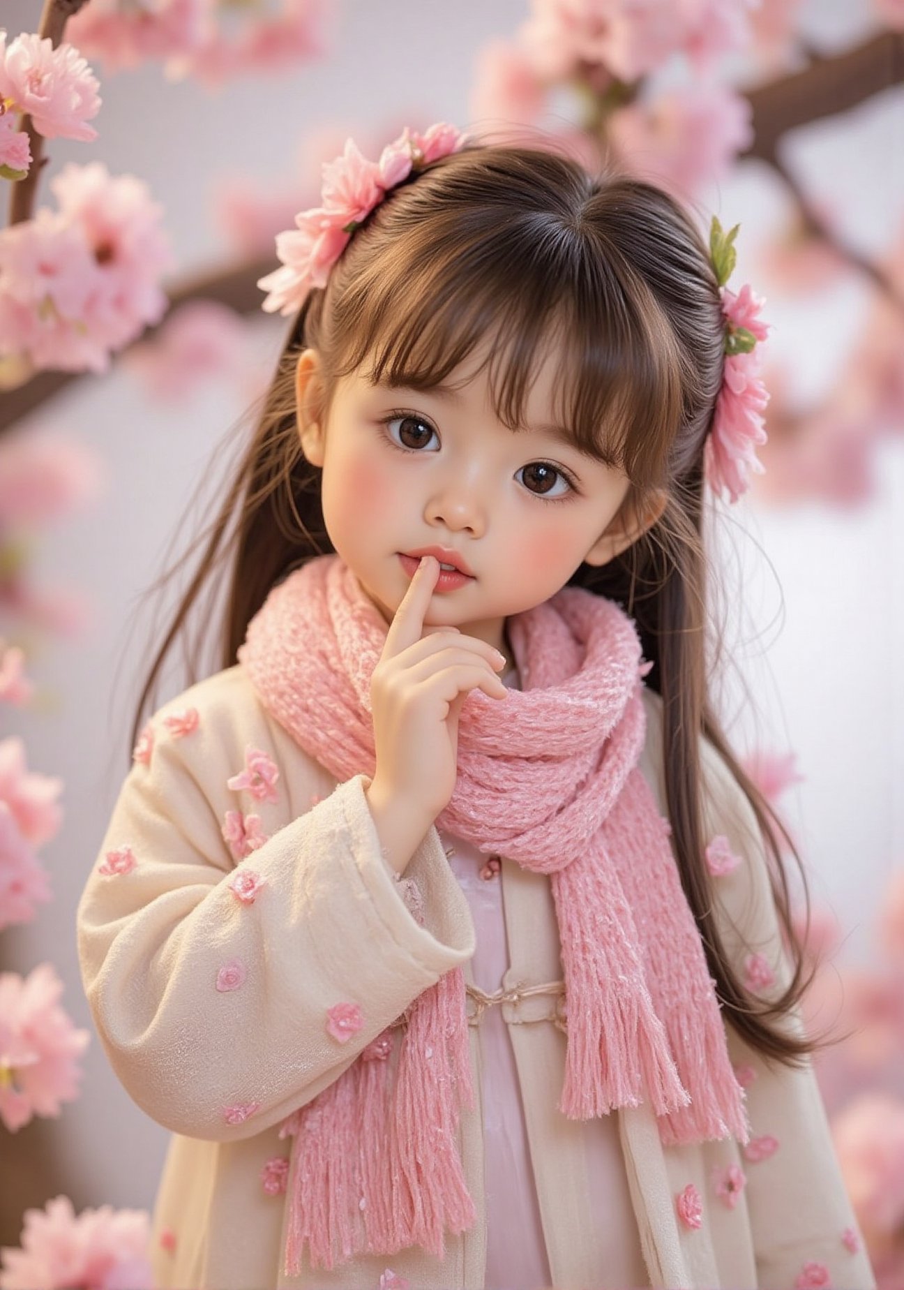 A baby doll,  with long,  smooth by Hooi Hong on Tensor.Art