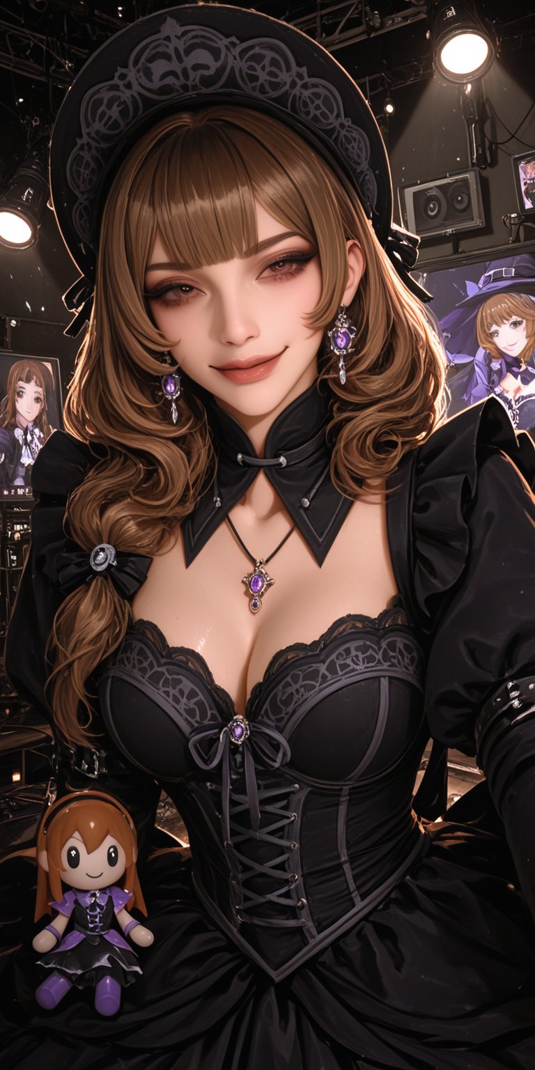 xxmixgirl,  woman in a black dress posing for a picture,  “uwu the prismatic person by OneRandomGuy on Tensor.Art