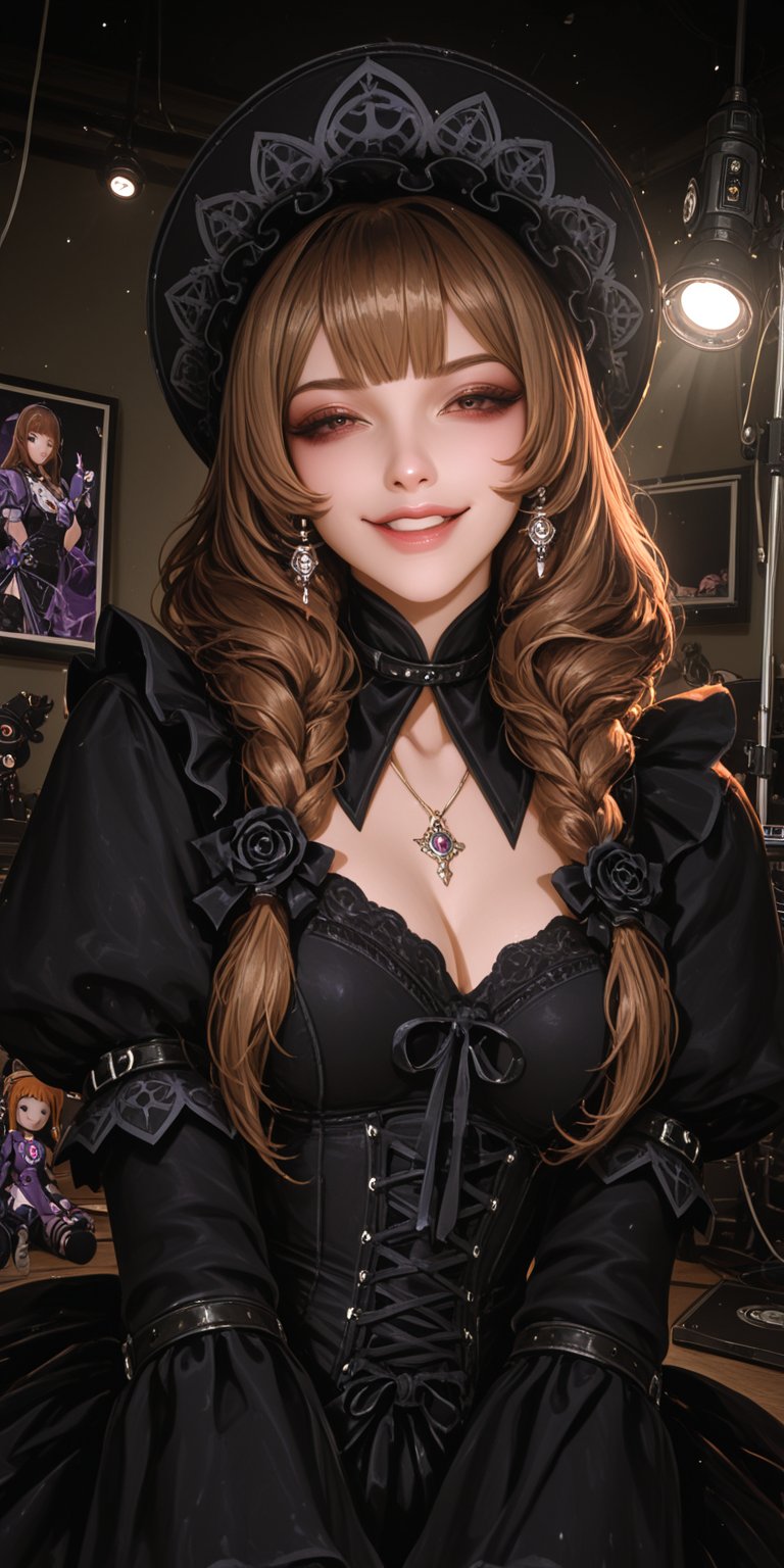xxmixgirl,  woman in a black dress posing for a picture,  “uwu the prismatic person by OneRandomGuy on Tensor.Art