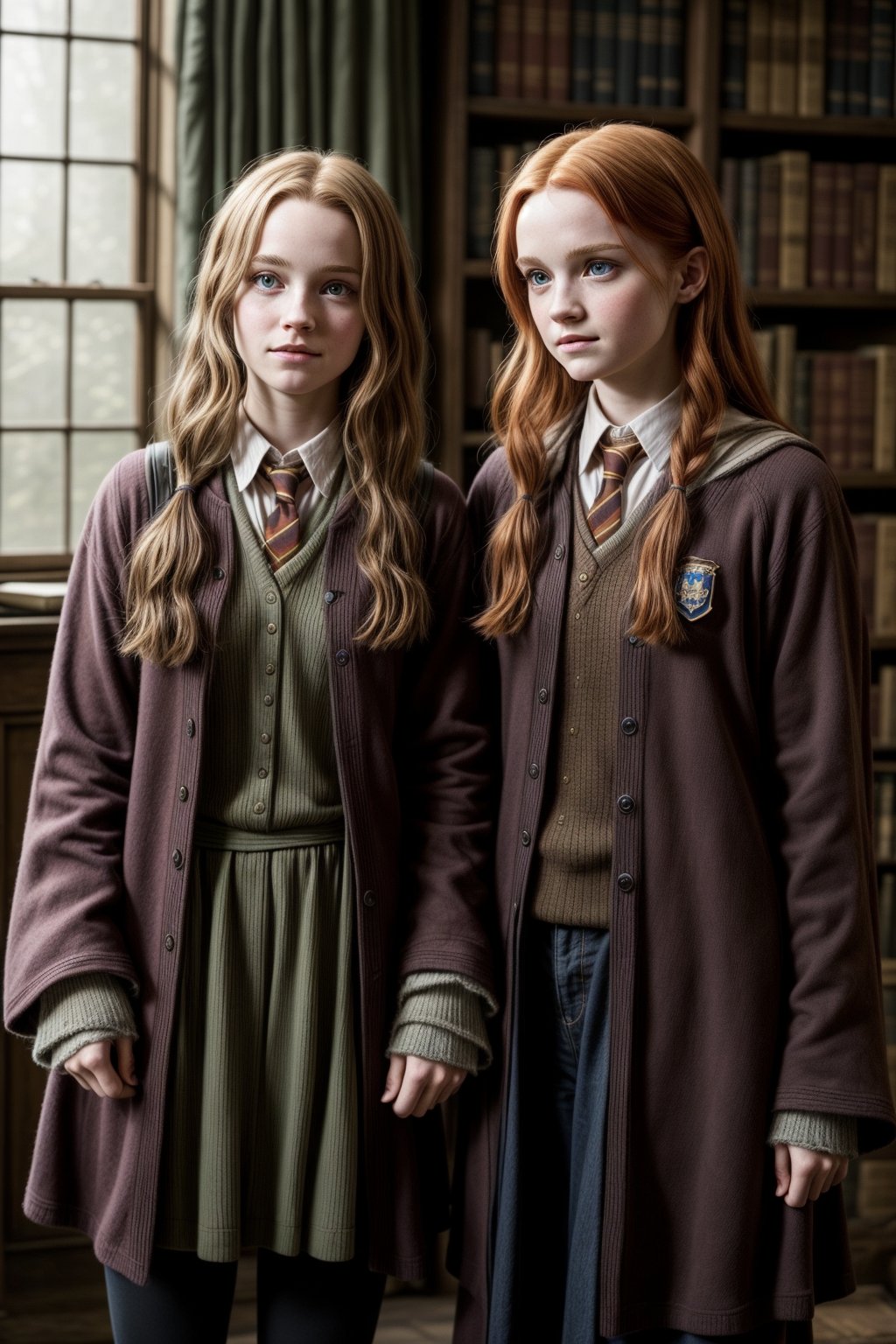 Hermione Granger and Ginny Weasley ,  Hogwarts by Slytherin on Tensor.Art