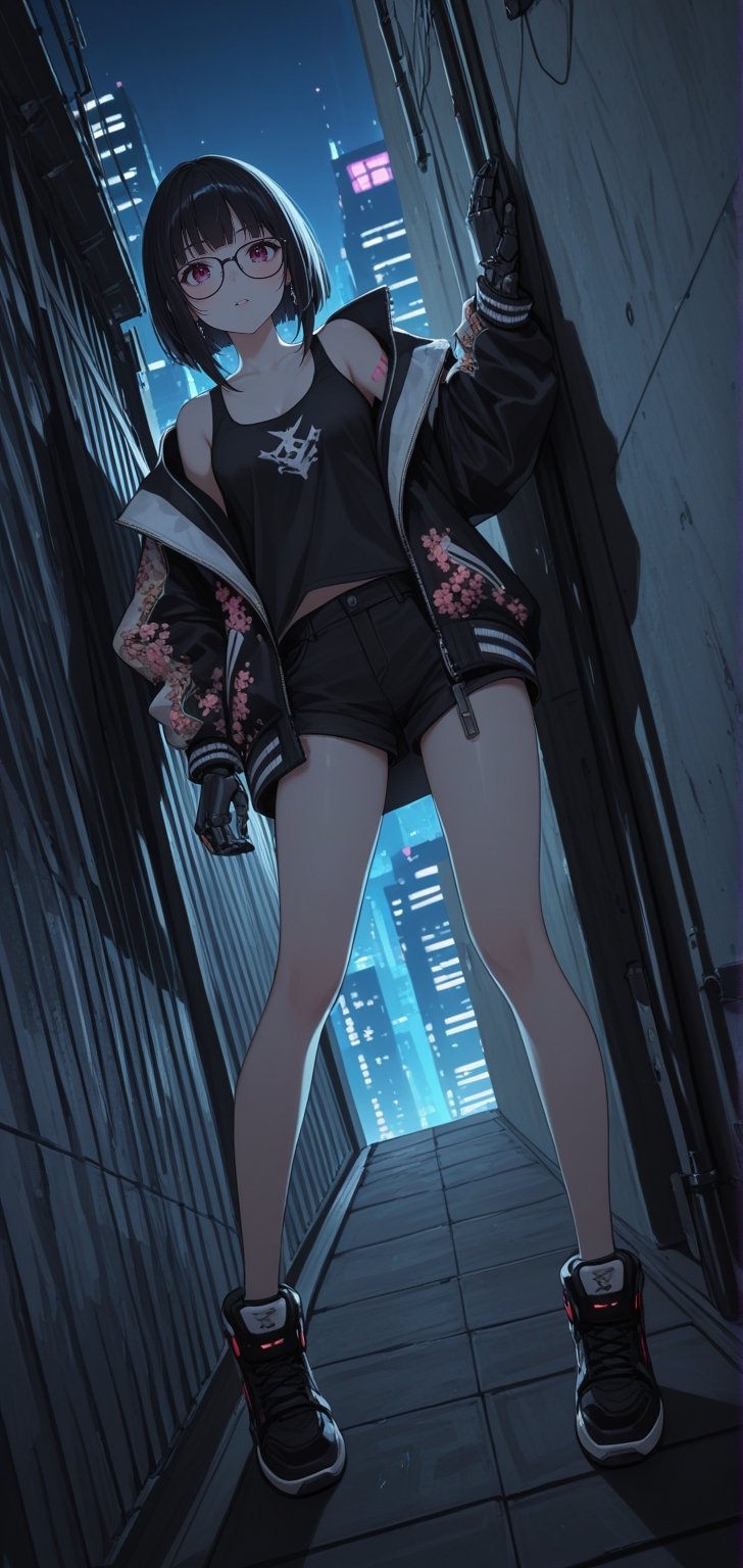 1girl,  extremely close up,  sukajan jacket by blasst on Tensor.Art