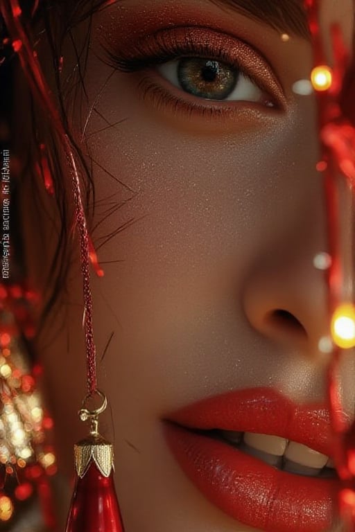 Woman with vibrant makeup,  , by Hyperlensai on Tensor.Art
