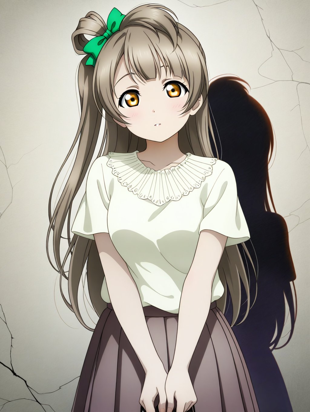 A surreal and haunting digital painting of ,  1girl,  minami kotori by user_805411947158834443 on Tensor.Art