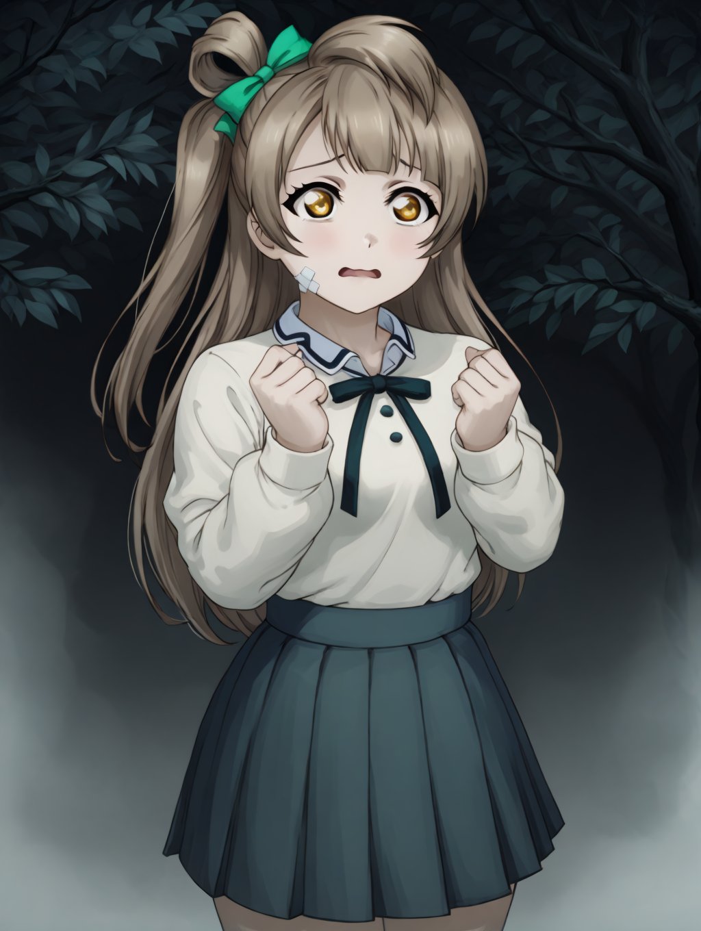 A surreal and haunting digital painting of ,  1girl,  minami kotori by user_805411947158834443 on Tensor.Art