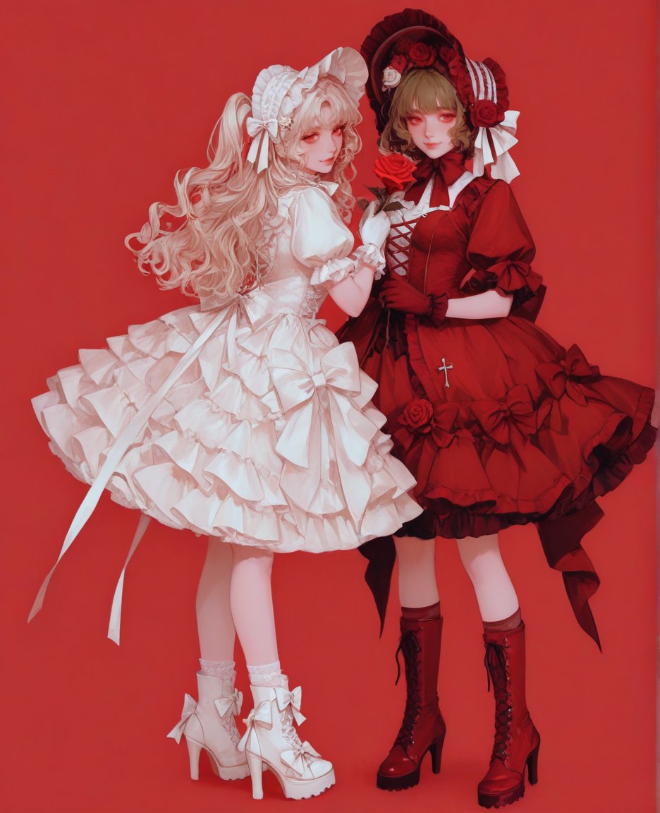 2girls,  multiple girls,  long hair by SourBorscht on Tensor.Art