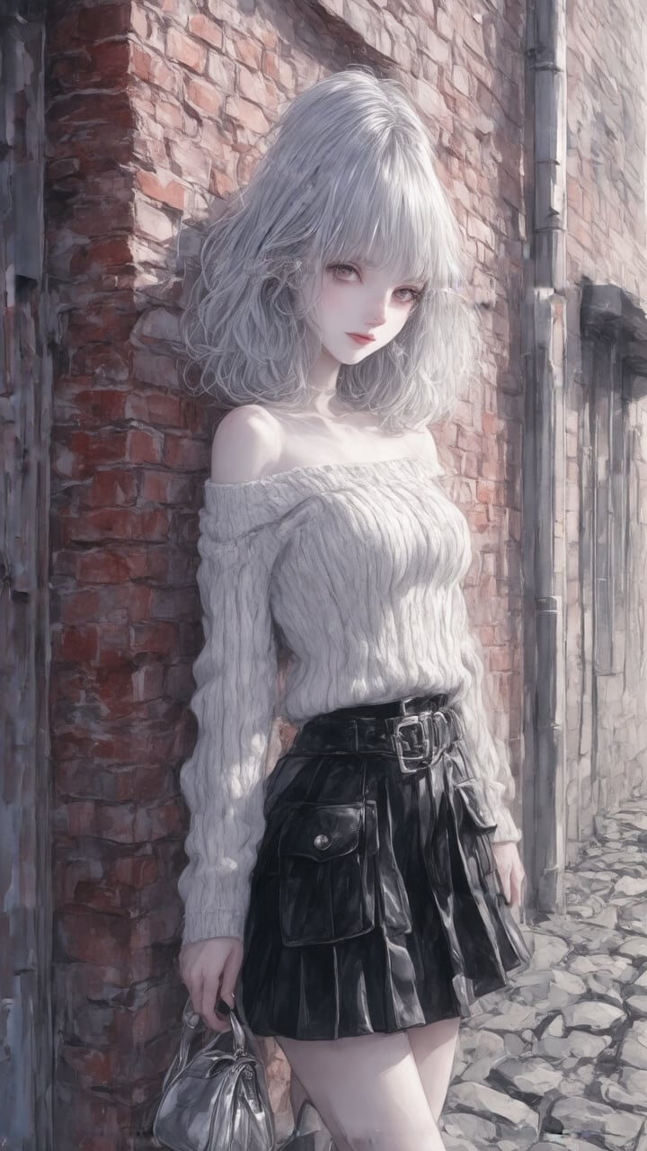 cute girl,  Straight bangs,  blushed by user_809948703933703819 on Tensor.Art