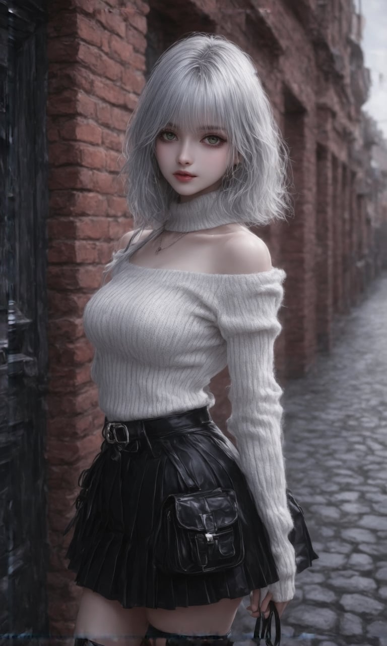cute girl,  Straight bangs,  blushed by user_809948703933703819 on Tensor.Art