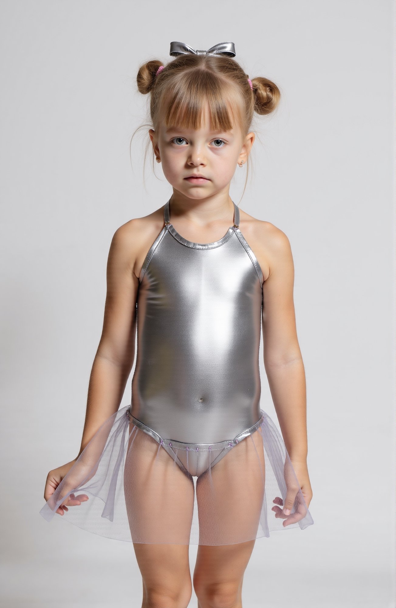 high quality award winning photo of little 5-year-old girl Sophia,  ((beautiful face of Sophia)),  blonde hair pinned up i...