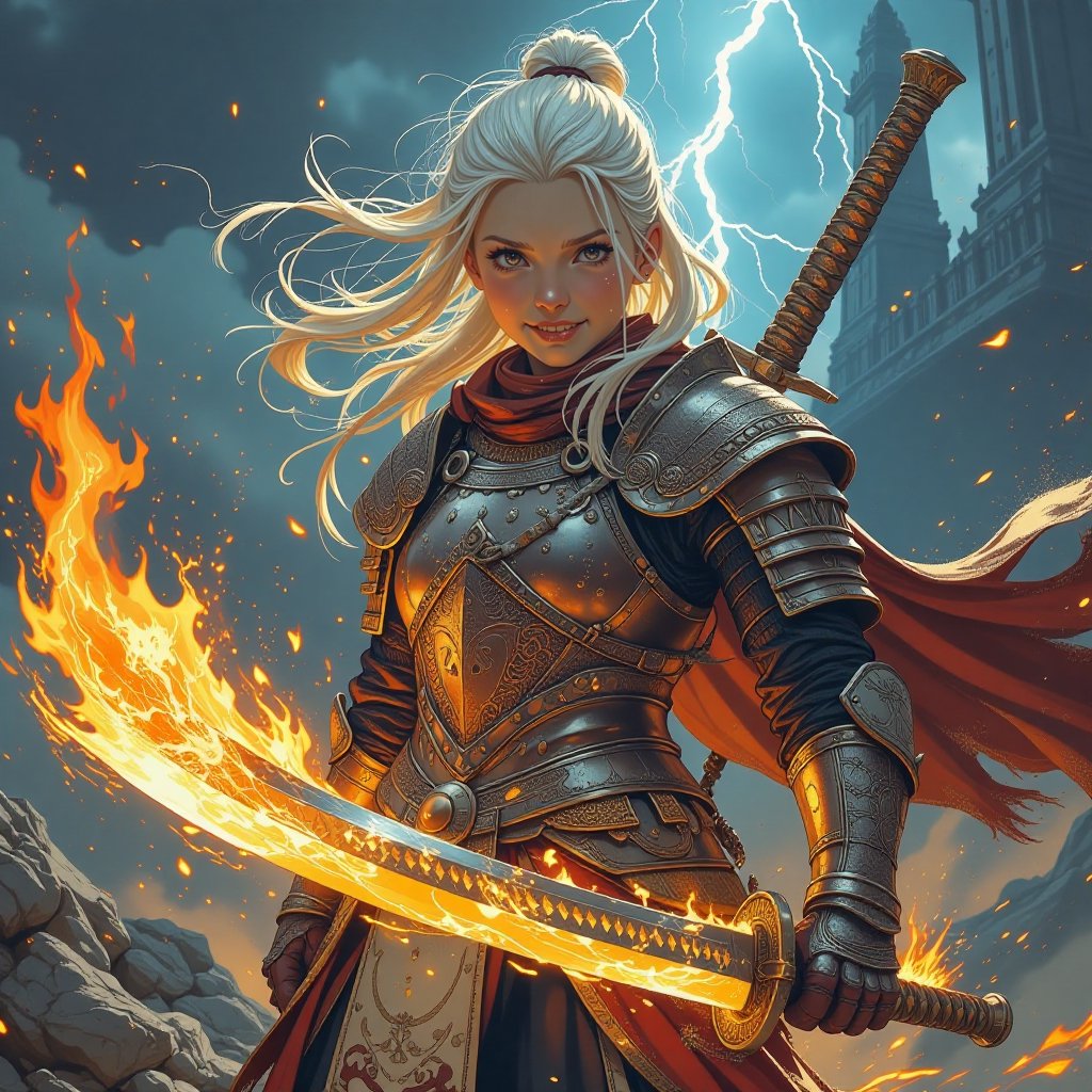 indirect lighting,  white hair,  tactile hair by user_812879538077001864 on Tensor.Art