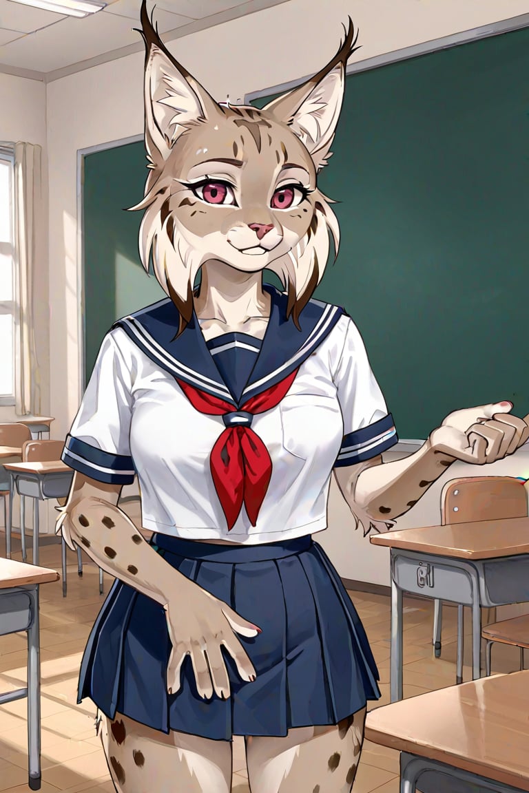 Furry,  fluffy,  1 girl by WaleraKobalt on Tensor.Art