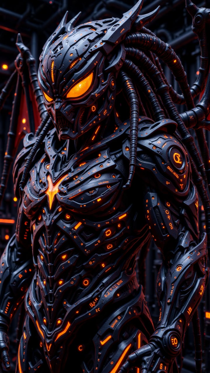 CyborgSpiderman,  mechanical rib bones,  armor with intricate details by Hybrid on Tensor.Art