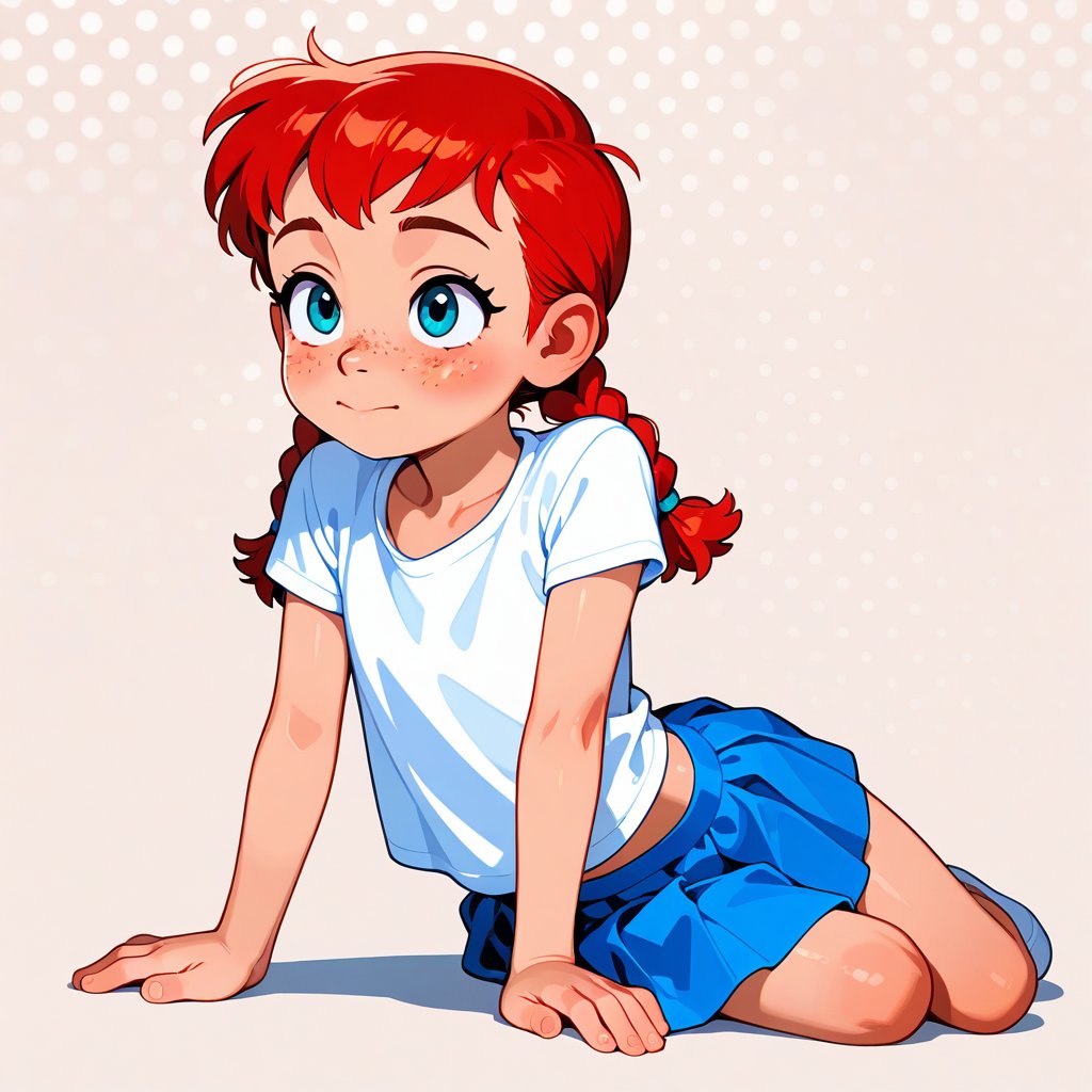 girl,  flat chest,  young by user_815604093530684111 on Tensor.Art