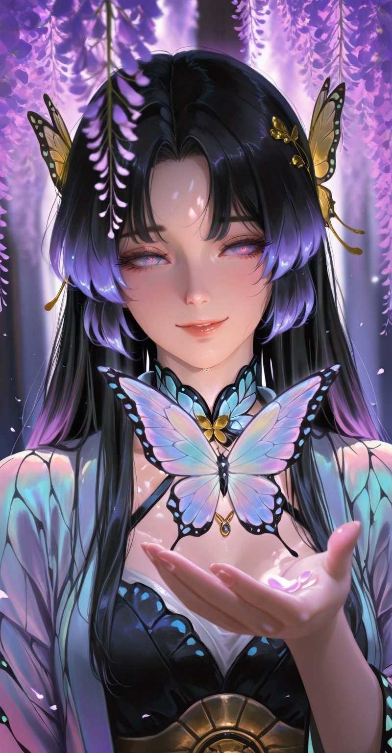 1girl,  solo,  Shinobu Kocho by Realistic world  on Tensor.Art