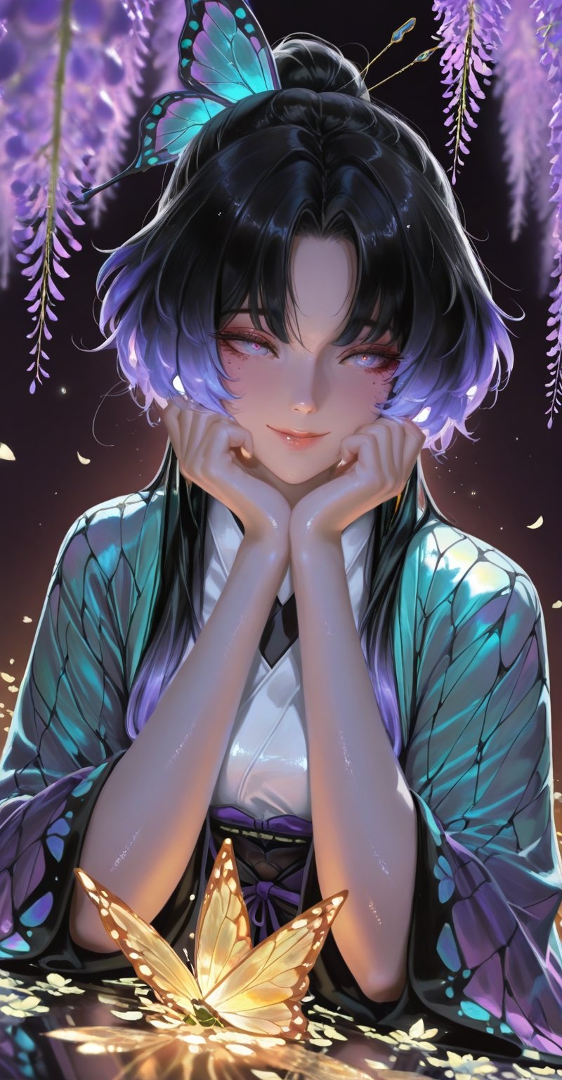 1girl,  solo,  Shinobu Kocho by Realistic world  on Tensor.Art