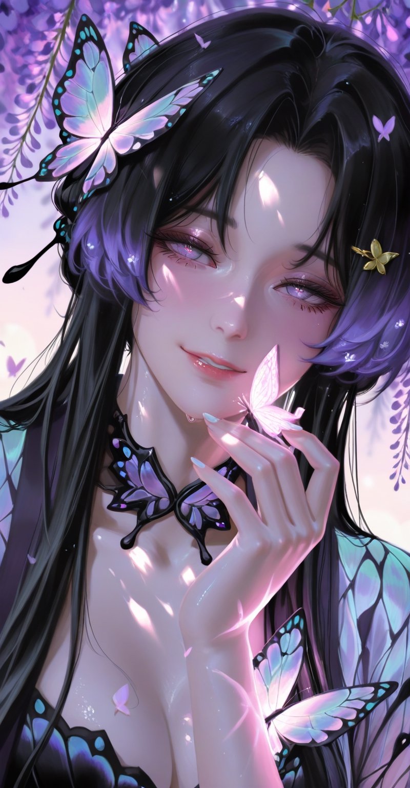 1girl,  solo,  Shinobu Kocho by Realistic world  on Tensor.Art