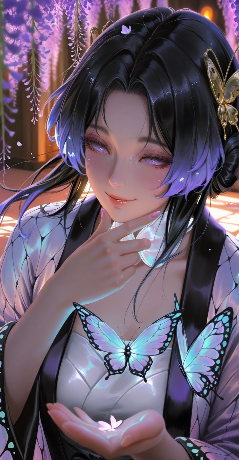 1girl,  solo,  Shinobu Kocho by Realistic world  on Tensor.Art
