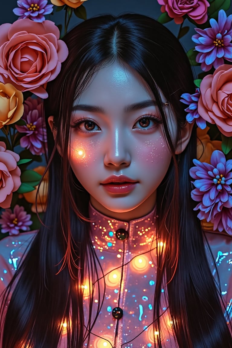korean woman,  long hair,  pale white skin by user_820668482742917231 on Tensor.Art