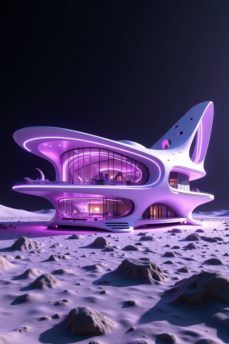 a modern spaceship with beautiful purple lights,  flying sweatdrops,  Plasma Thruster Glow by Smallgrass 998 on Tensor.Art