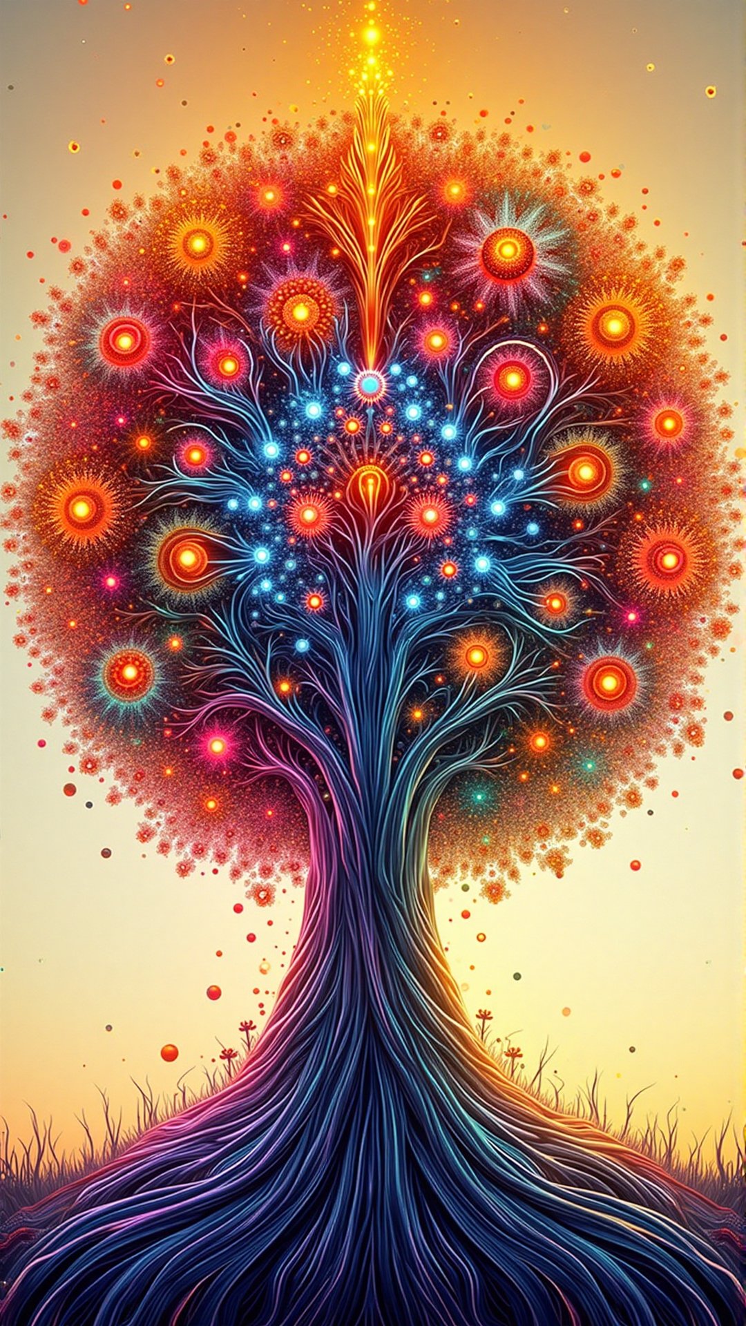 Quantum Art Style of a tree by AIR on Tensor.Art