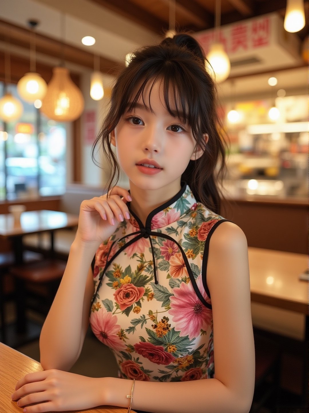 A full-body shot of a japanese girl,  beautiful face,  18 year old japanese skinny girl by ひなカノン on Tensor.Art