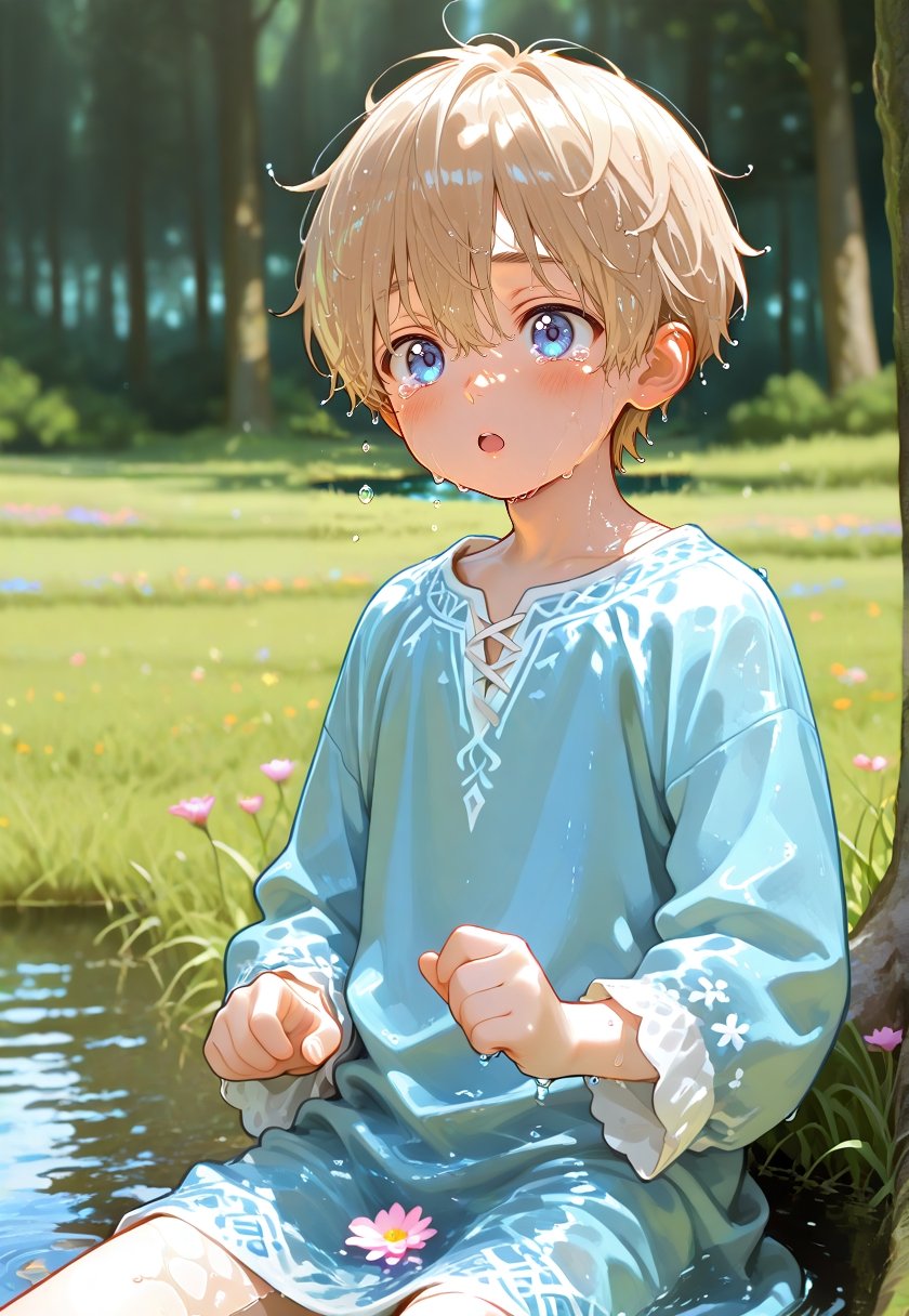 1littele boy,  ((male,  solo by RRN on Tensor.Art