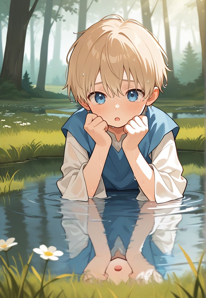 1littele boy,  ((male,  solo by RRN on Tensor.Art
