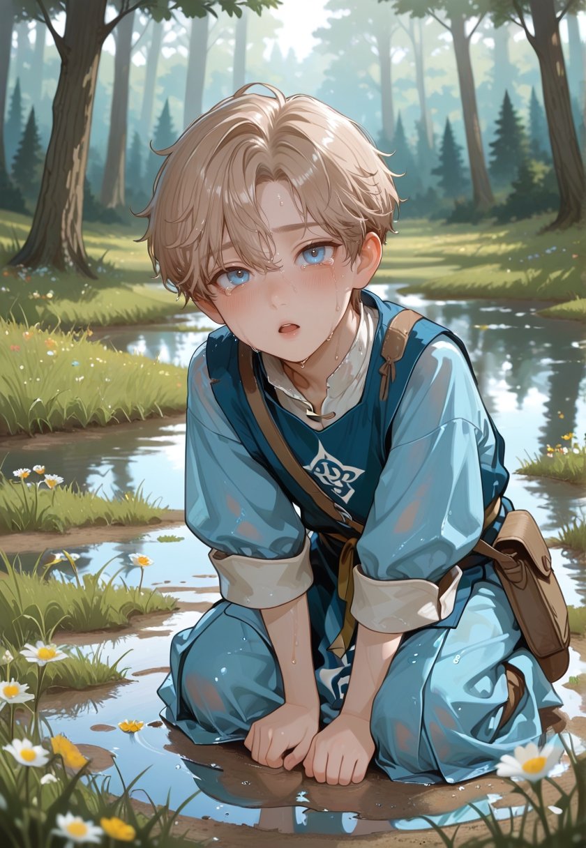 1littele boy,  ((male,  solo by RRN on Tensor.Art