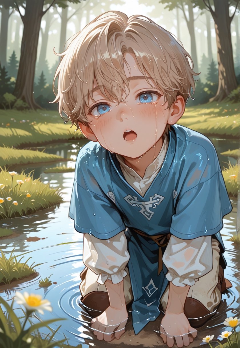 1littele boy,  ((male,  solo by RRN on Tensor.Art