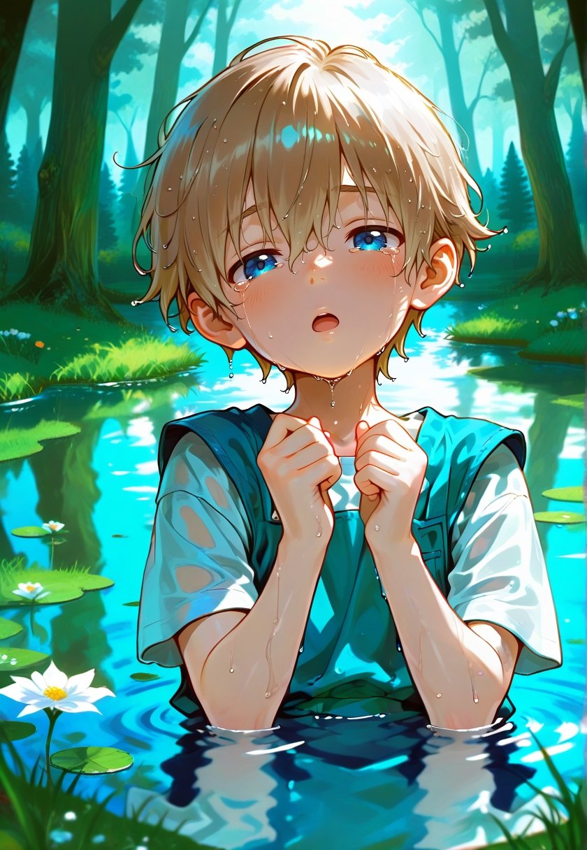 1littele boy,  ((male,  solo by RRN on Tensor.Art