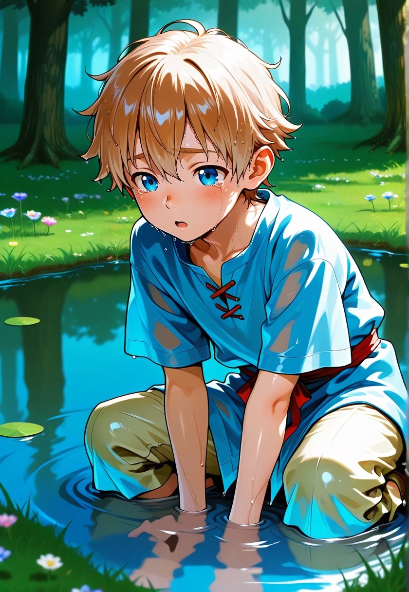 1littele boy,  ((male,  solo by RRN on Tensor.Art