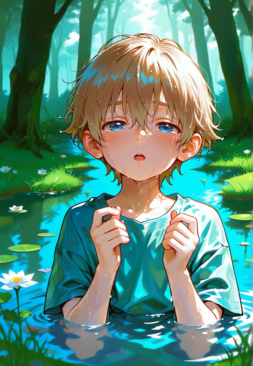 1littele boy,  ((male,  solo by RRN on Tensor.Art