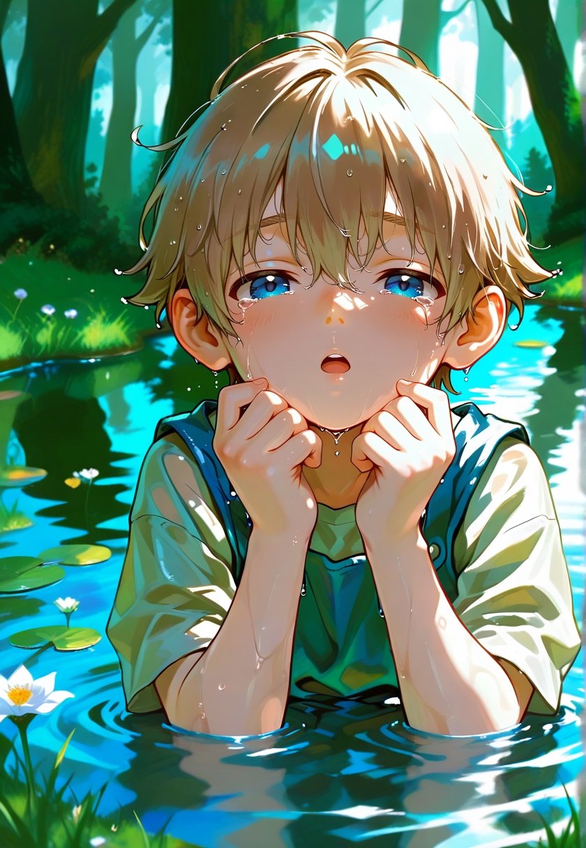 1littele boy,  ((male,  solo by RRN on Tensor.Art