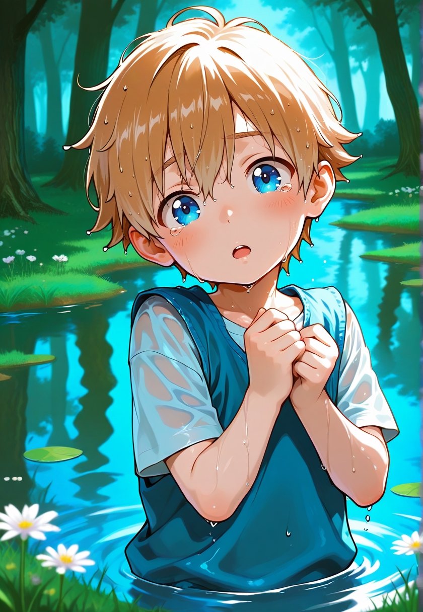 1littele boy,  ((male,  solo by RRN on Tensor.Art