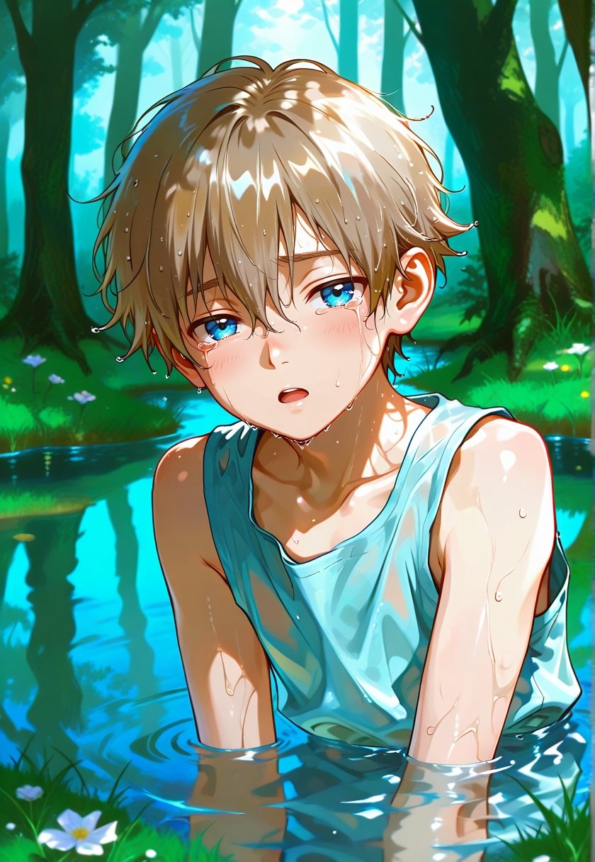 1littele boy,  ((male,  solo by RRN on Tensor.Art