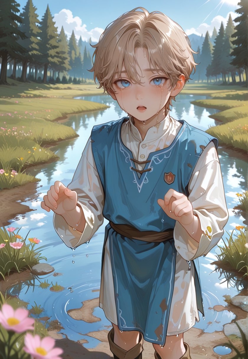 1littele boy,  ((male,  solo by RRN on Tensor.Art