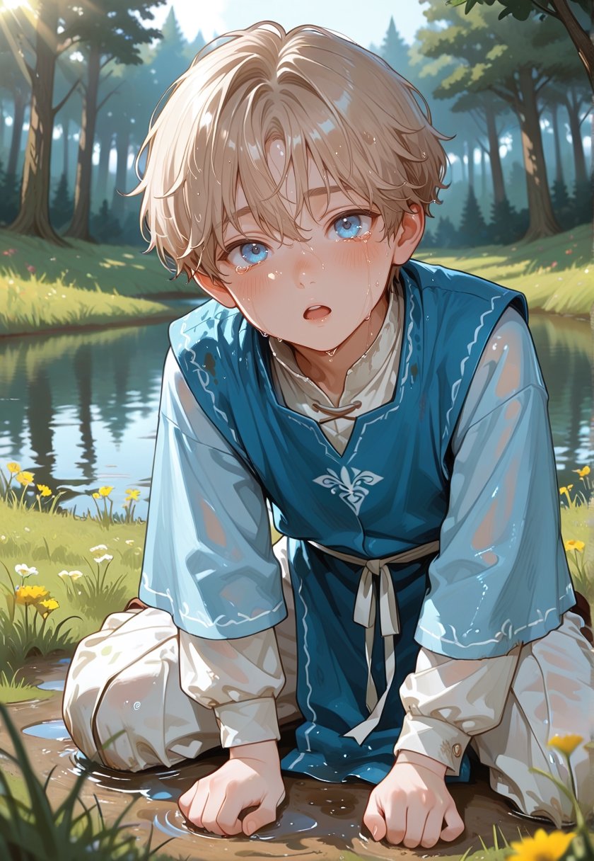 1littele boy,  ((male,  solo by RRN on Tensor.Art