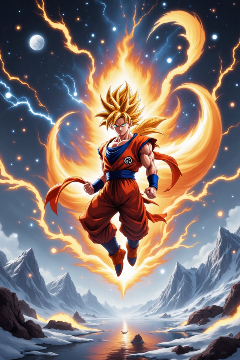 Dbz Characters [(Dragon Ball Z)] 2025 Art. Toyotaro style,  masterpiece,  movie by Fang Ying on Tensor.Art