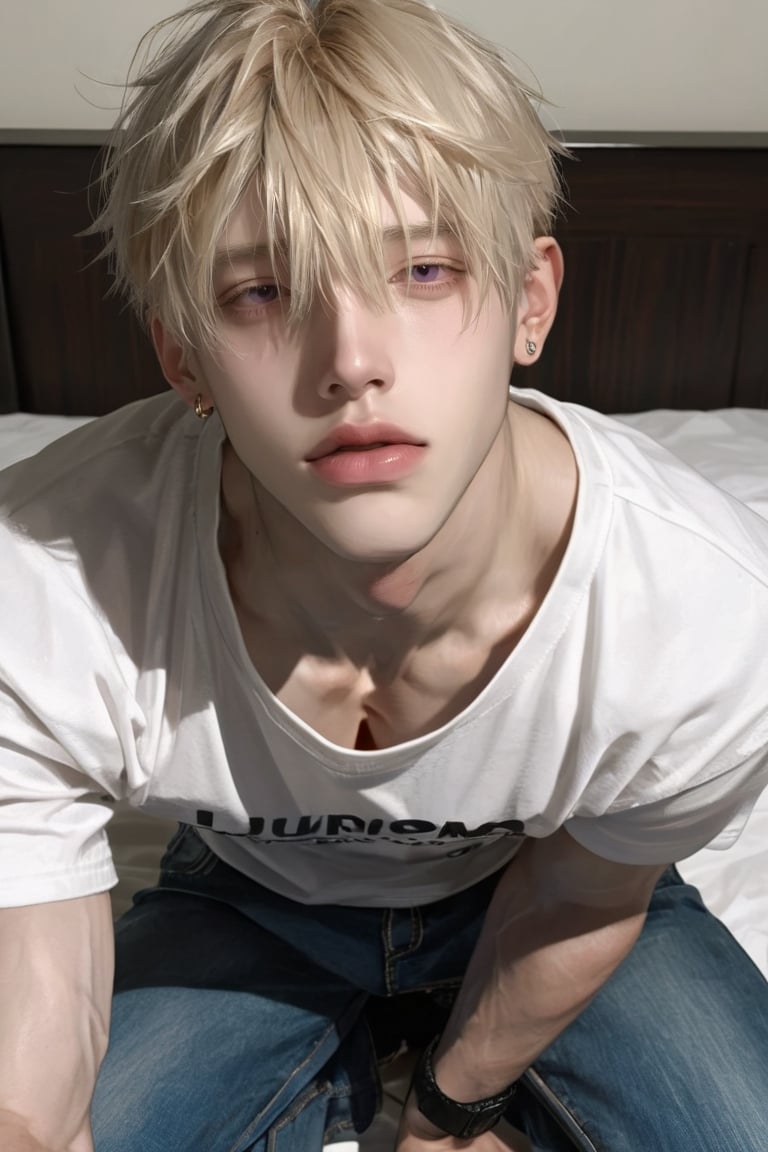 1 man,  short hair,  (((handsome))) by Chuwanning on Tensor.Art