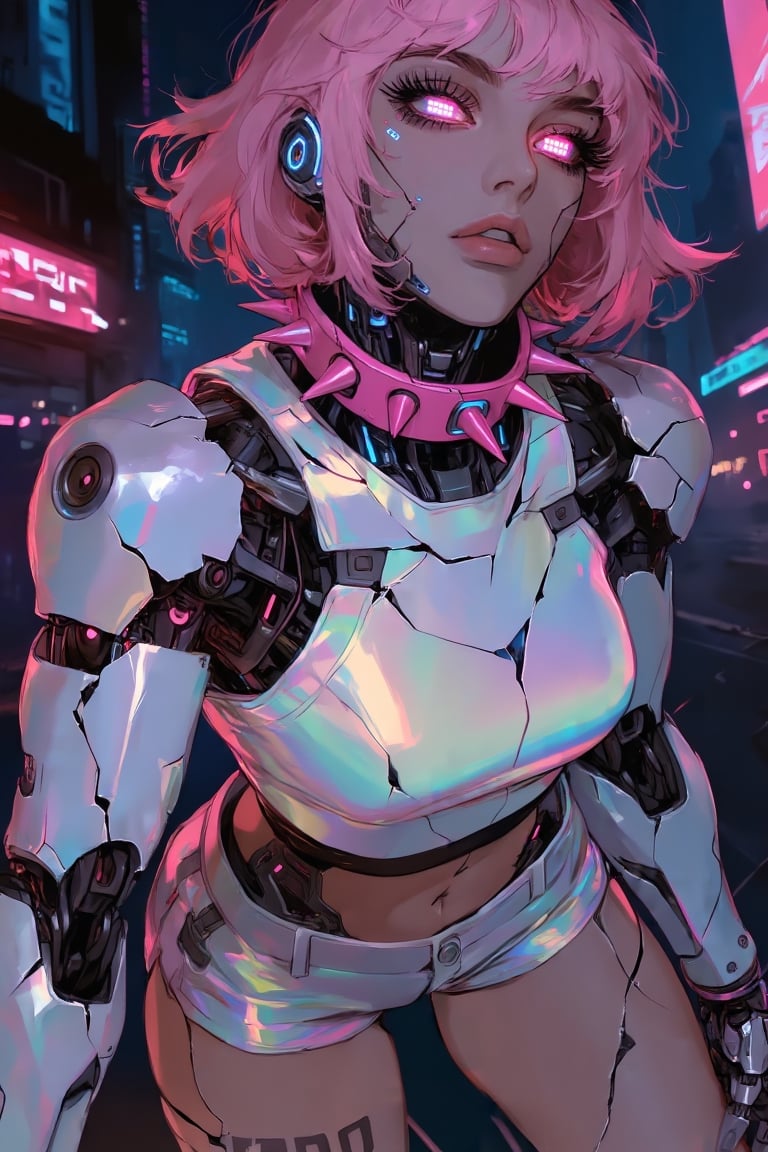 1girl,  adult woman,  medium pink hair by user_Mo on Tensor.Art