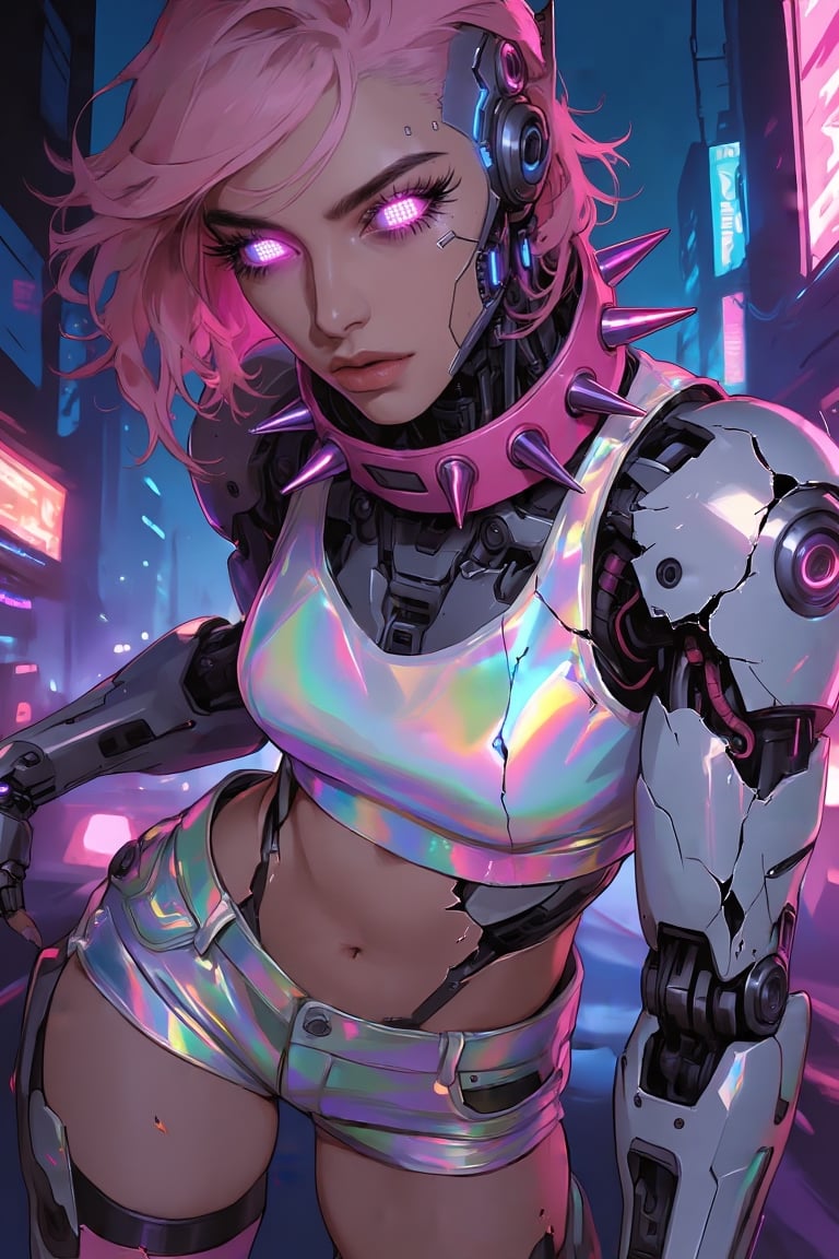 1girl,  adult woman,  medium pink hair by user_Mo on Tensor.Art