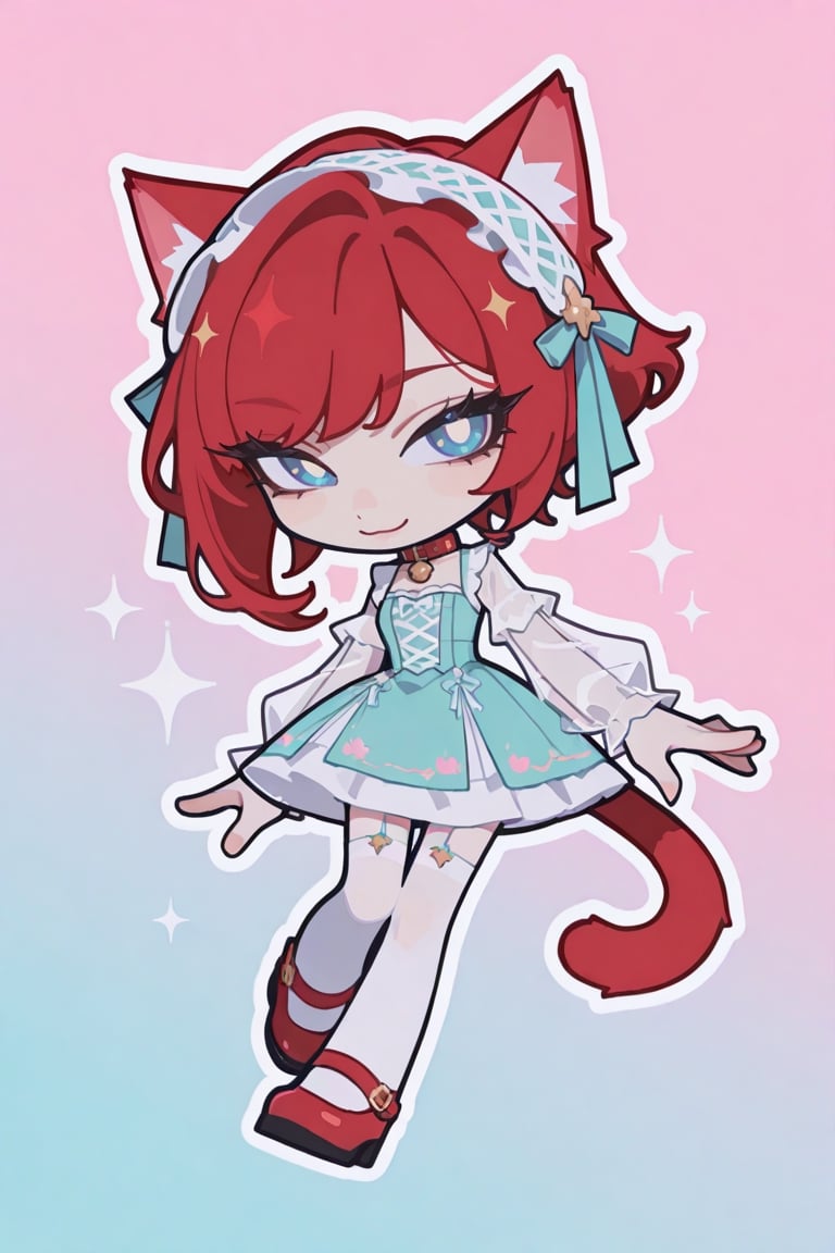 (((chibi))),  cute,  white outline by GabaKawa on Tensor.Art