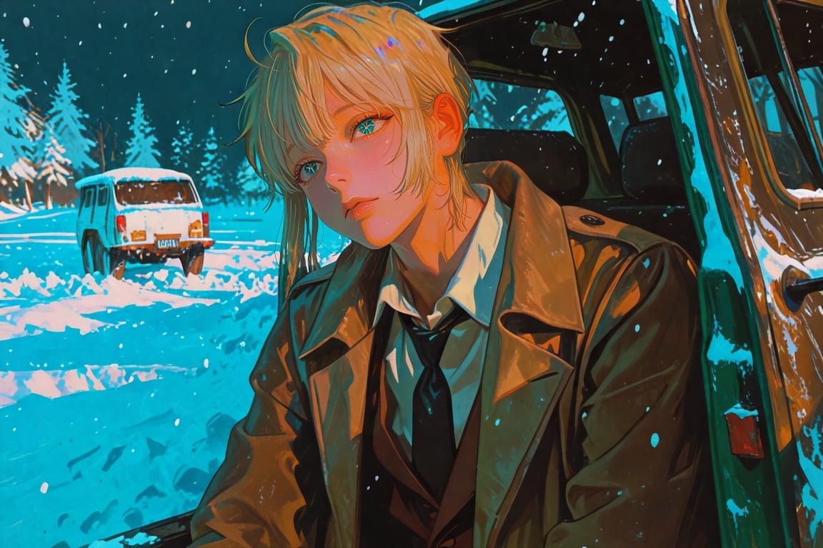 1boy,  male_focus,  blonde_hair by 無知 on Tensor.Art