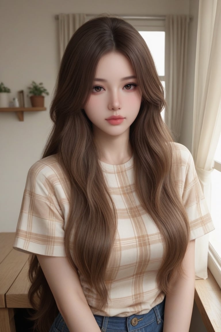 Solo female,  focus on female. a 41-year-old woman,  standing at eye-leve by user_842213095261762115 on Tensor.Art