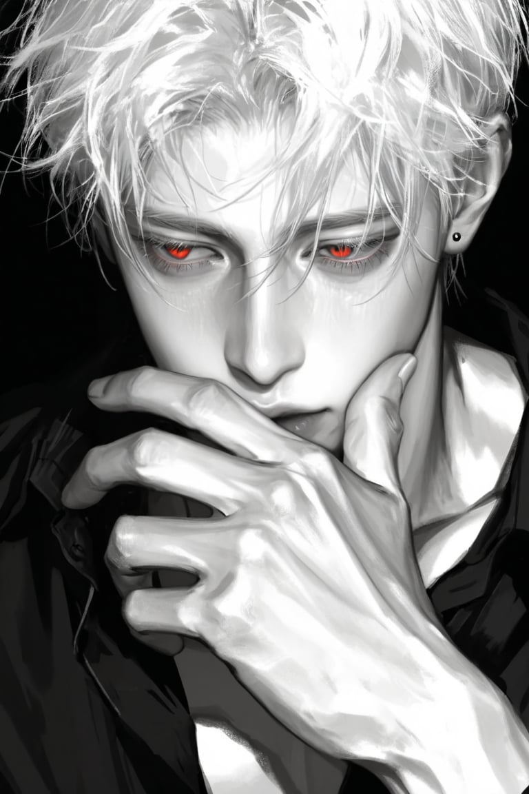 solo,  looking at away,  short hair by Iris 𝓡𝓸𝔁𝓪𝓷𝓷𝓮  on Tensor.Art