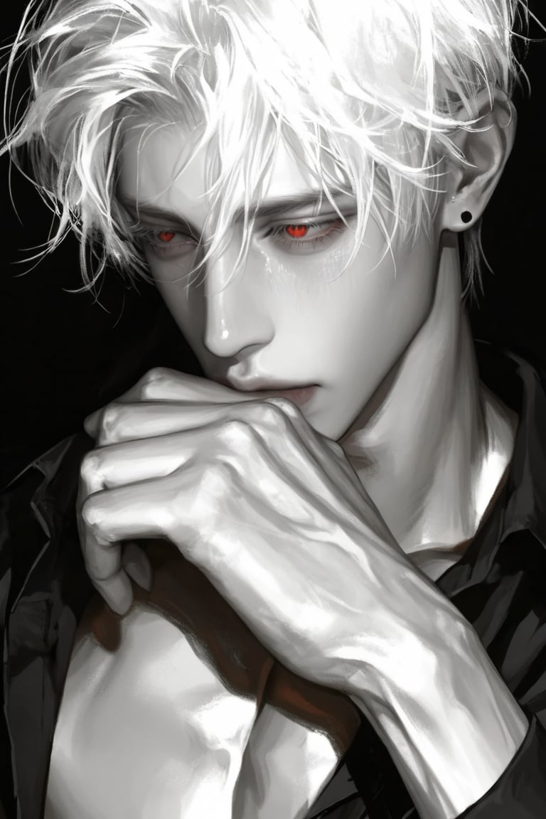 solo,  looking at away,  short hair by Iris 𝓡𝓸𝔁𝓪𝓷𝓷𝓮  on Tensor.Art