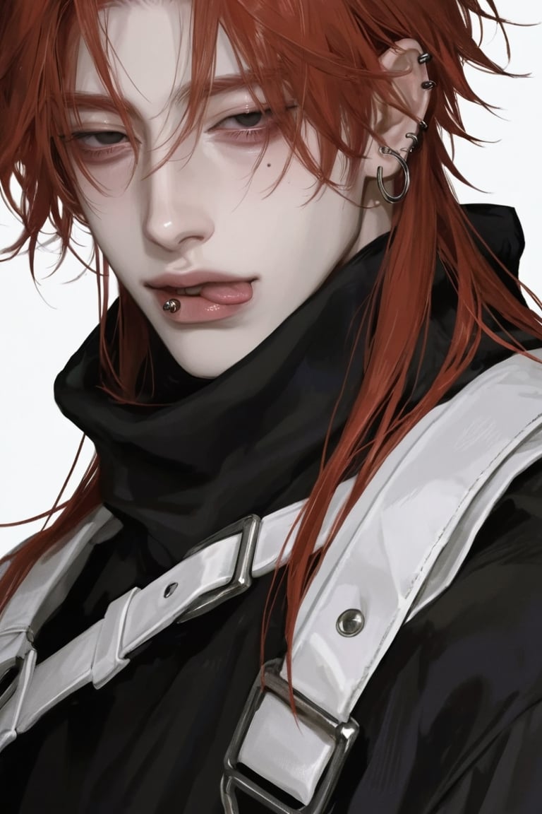 1boy,  solo,  blacl eyes by Iris s on Tensor.Art